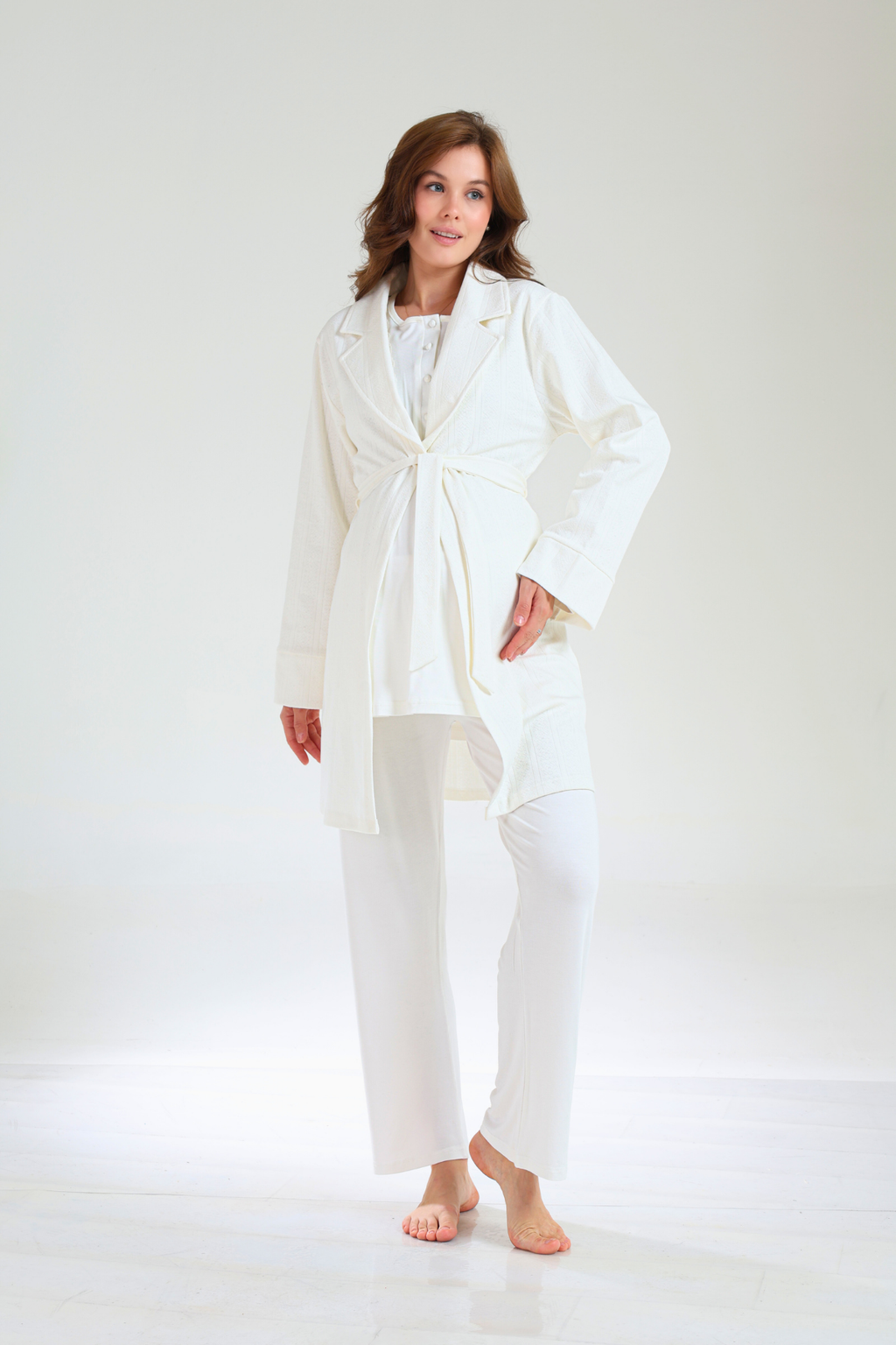 Jakar Sabahlıklı Lohusa Pijama Takımı-1035