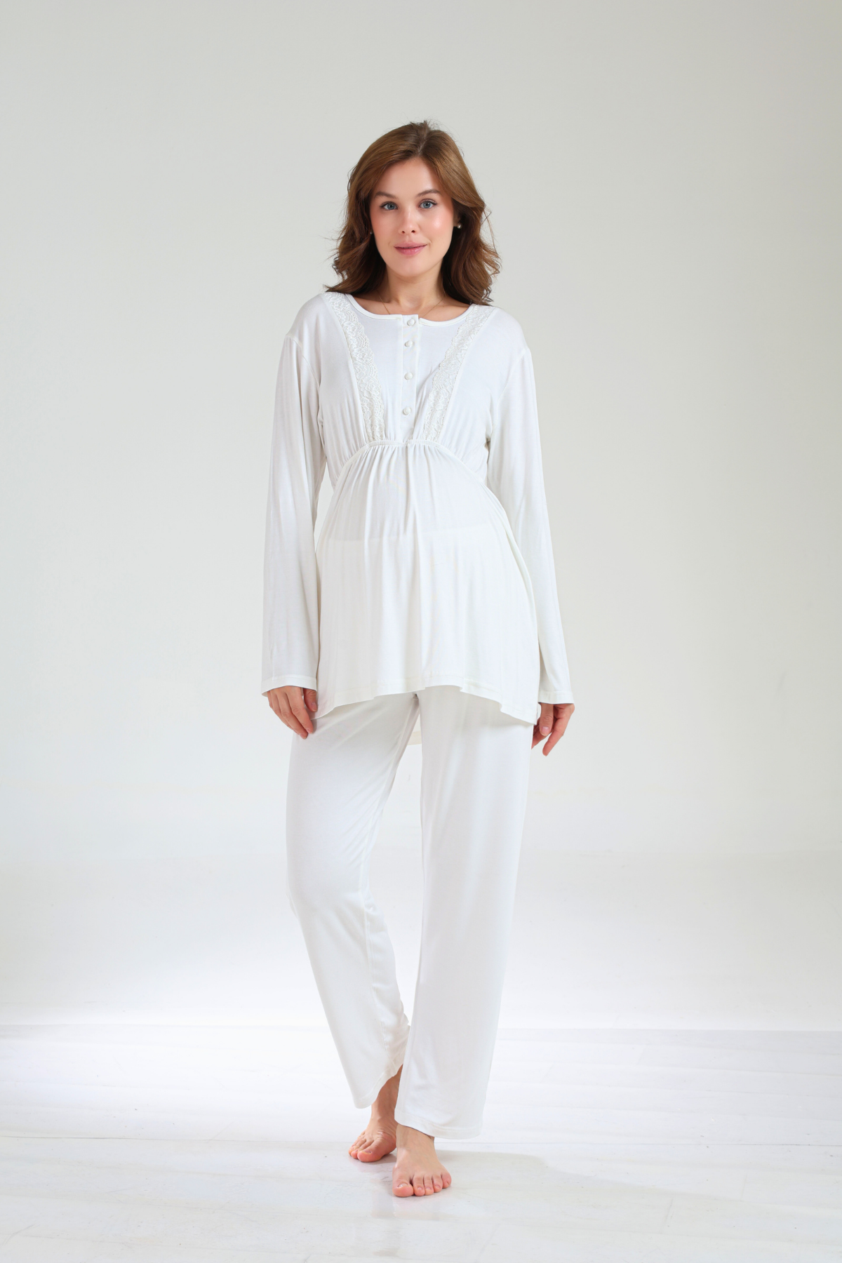 Jakar Sabahlıklı Lohusa Pijama Takımı-1035